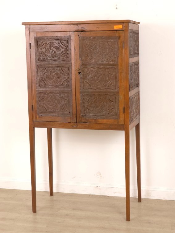 19th c. Tall Leg Pie Safe