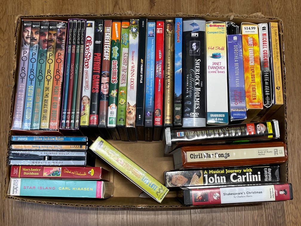 DVD's, CD's, & Related