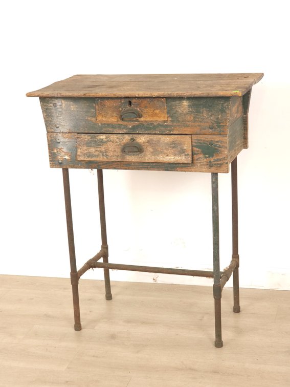 Painted Country Work Table