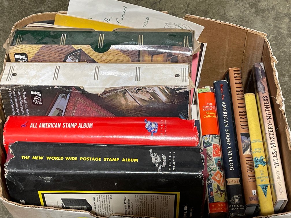 Postage Stamp Albums & Related