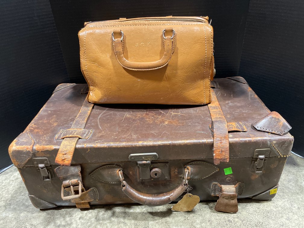Vintage Leather Suitcases