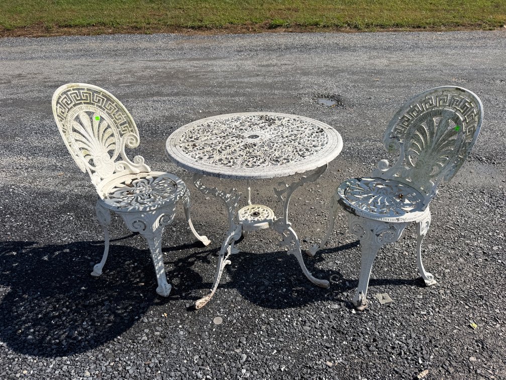 Cast Aluminum Garden Set
