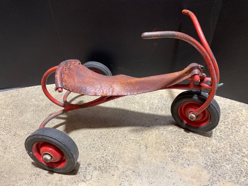 Child’s Classic Red Tricycle
