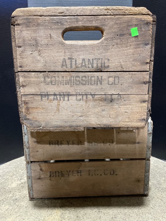 Vintage Wood Apple Crates