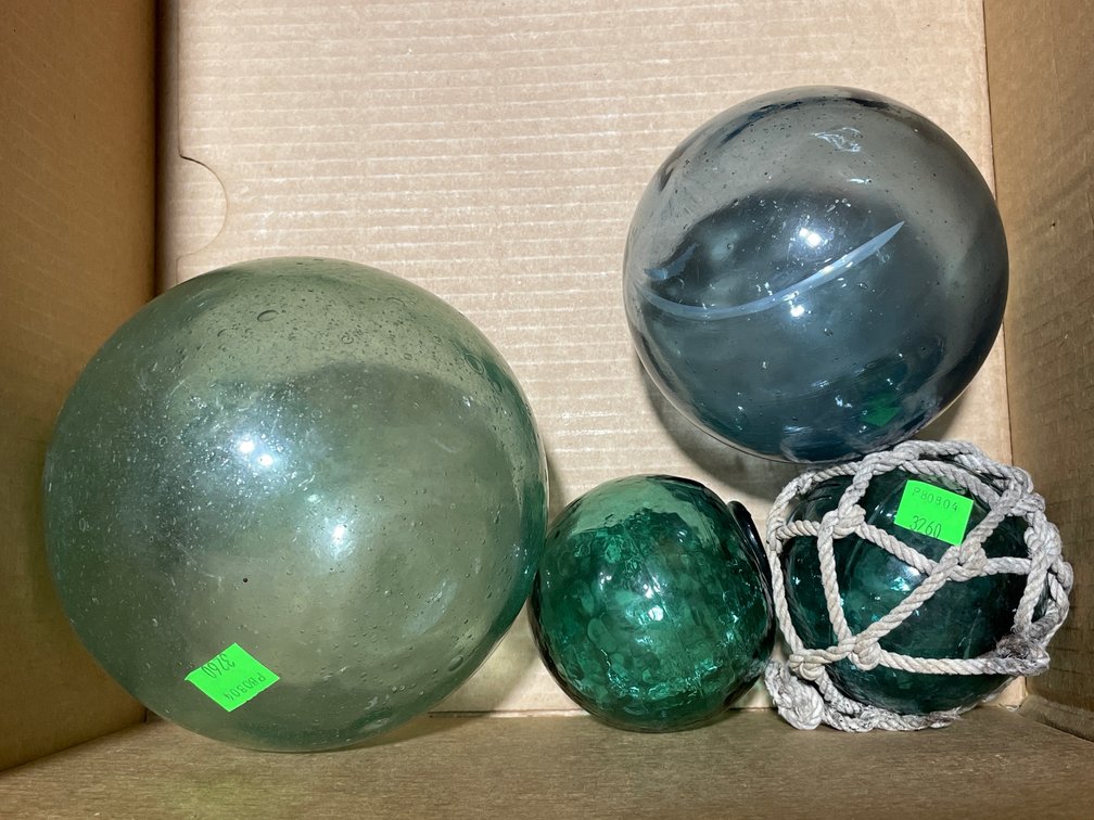 Vintage Glass Fishing Floats