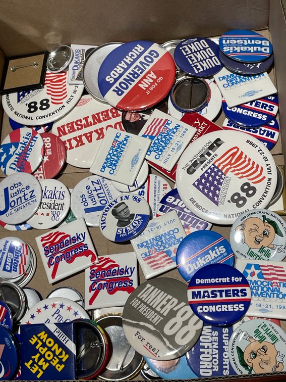 Vintage American Campaign Buttons