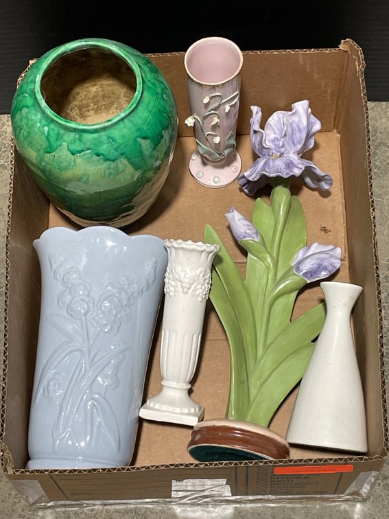 Vintage Decorative Vases & Flower