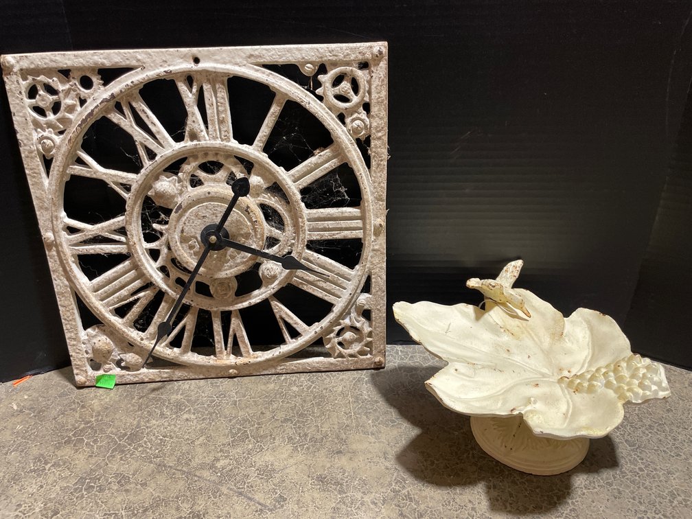Decorative Clock & Display Dish