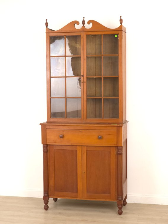 19th c. Virginia Cherry Bookcase