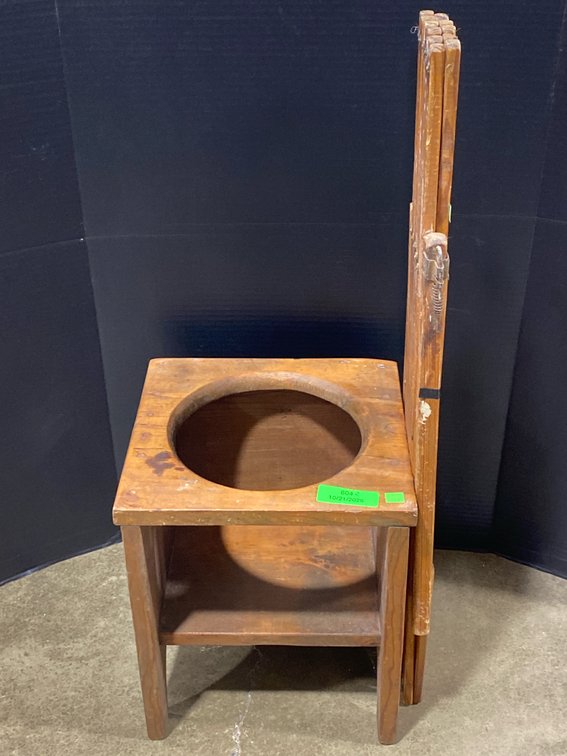 Chamber Pot Cabinet & Pet Gate