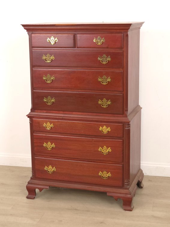 Mahogany Chest on Chest