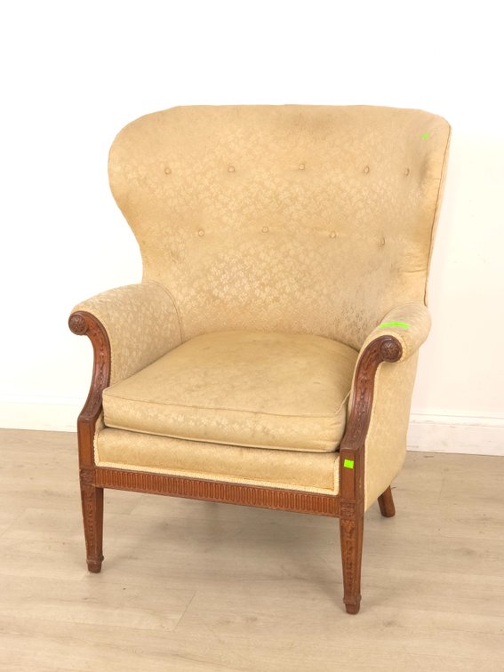 Antique Tufted Armchair