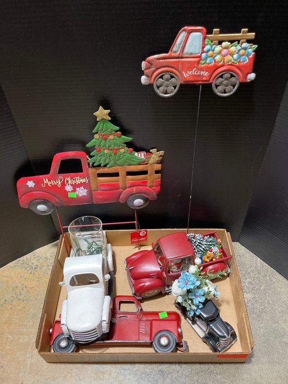 Christmas Truck Themed Decor