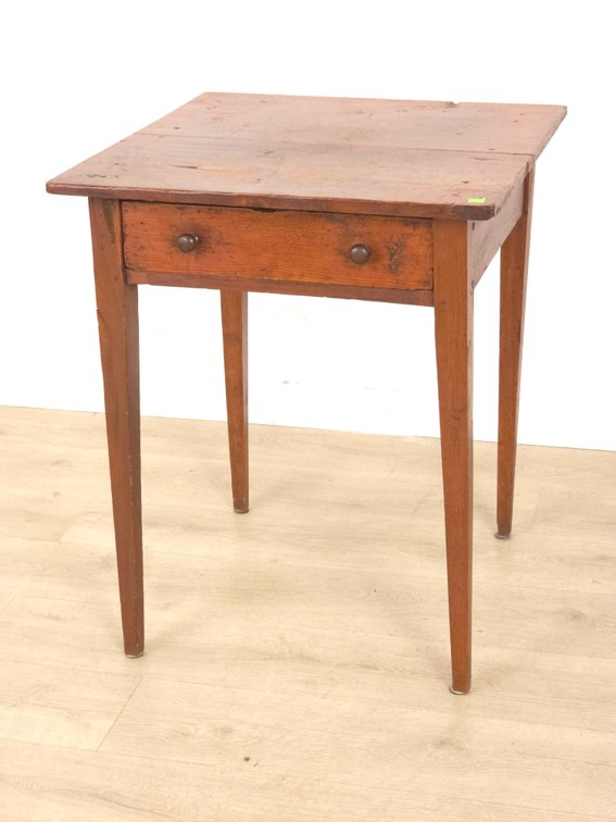 19th c. Pine Work Stand