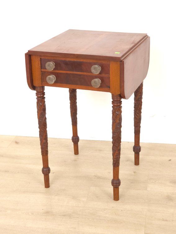 Antique Cherry Sewing Stand