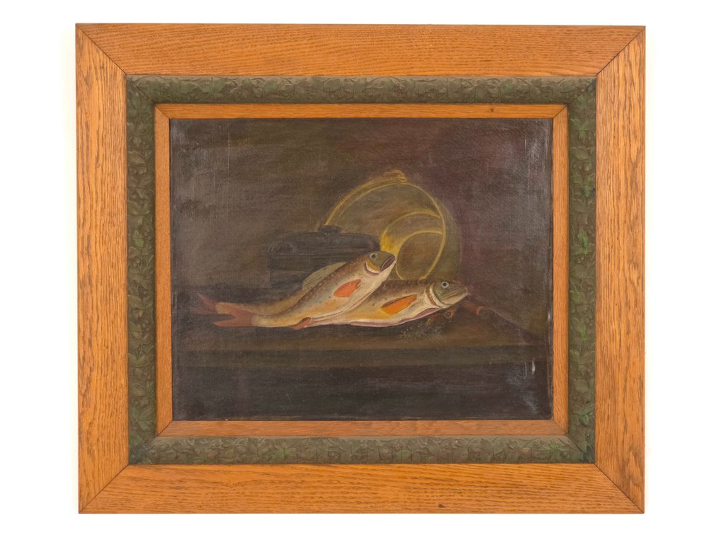 American School (20th Century) Trout Still-Life