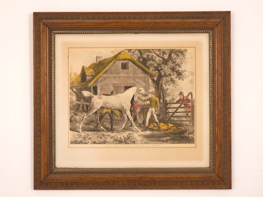Antique Equestrian Print