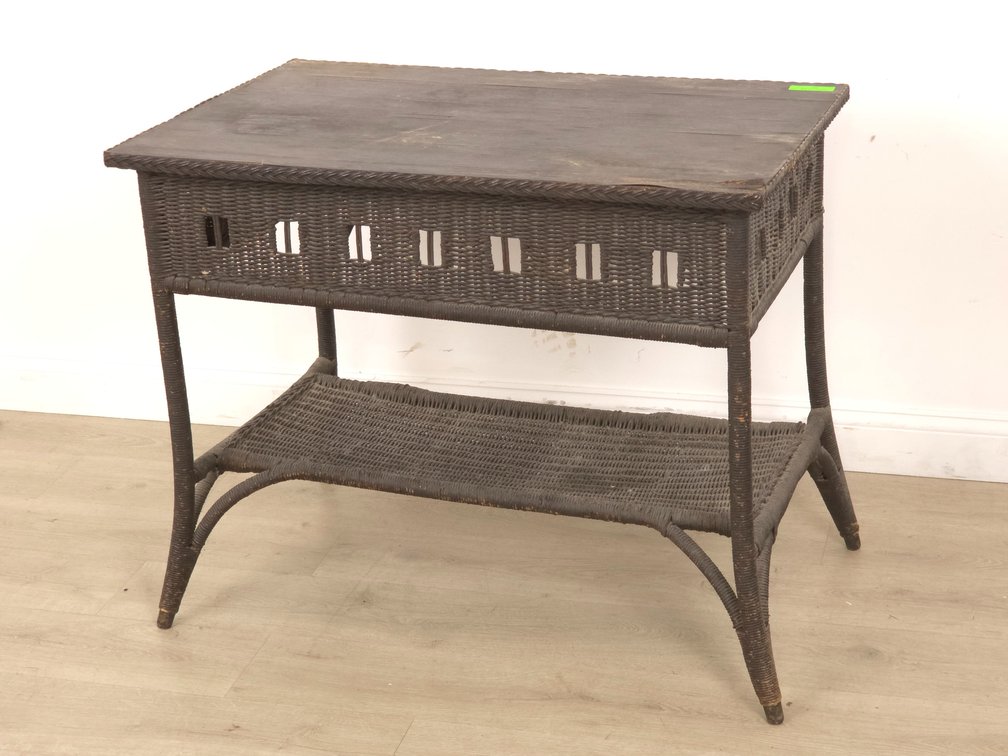 Antique Wicker Table