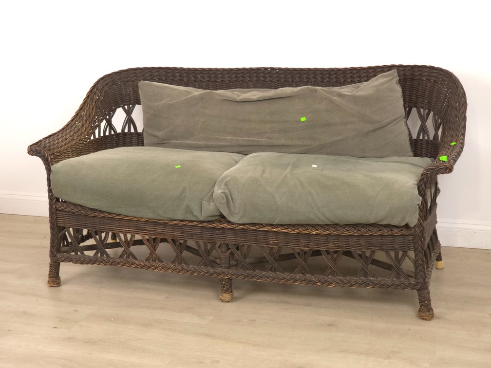 Antique Wicker Sofa