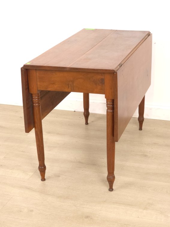 Figured Cherry Drop Leaf Table