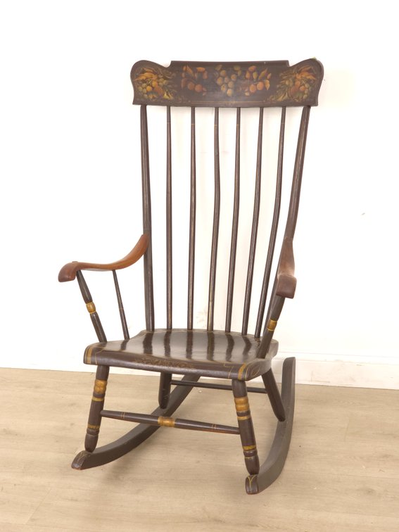 Stenciled Rocking Chair