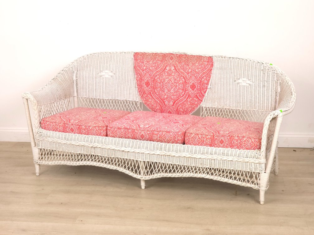 Antique Wicker Sofa