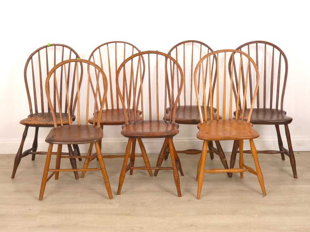 Assembled Hoopback Windsor Chair Lot