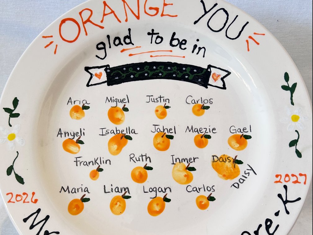 Pre-K Class Plate: Purgason