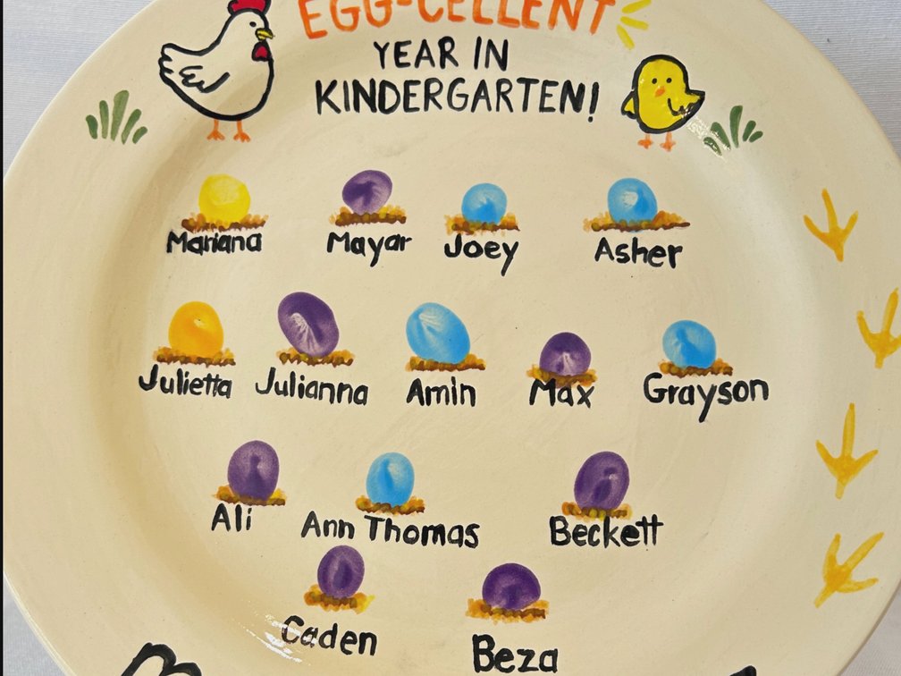 Kindergarten Class Plate: Cimini