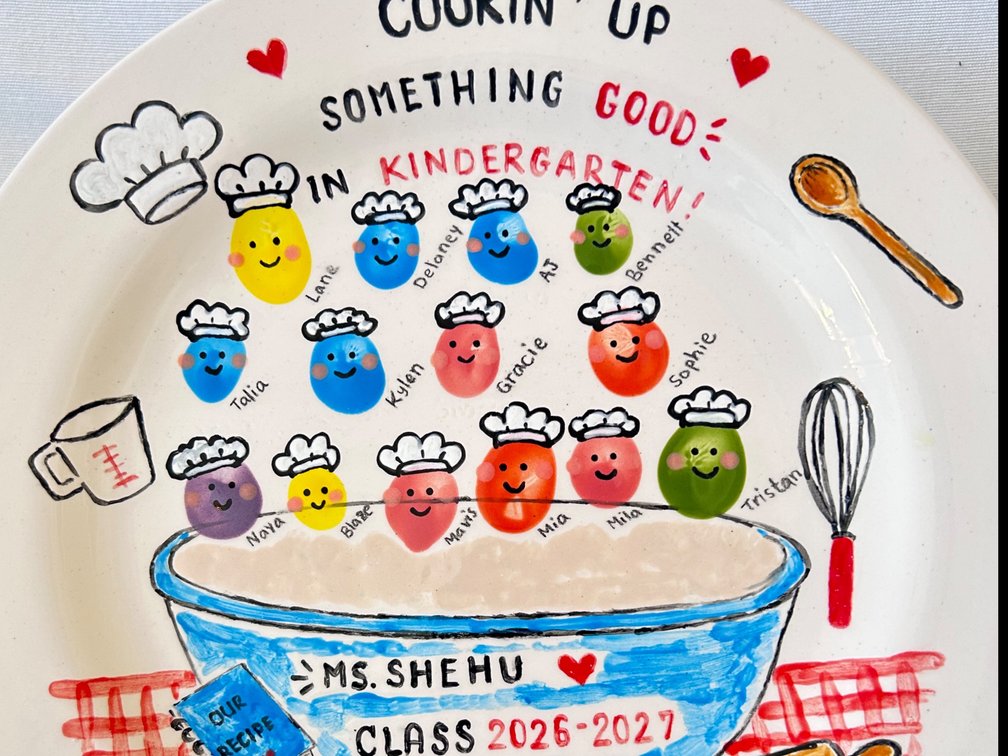 Kindergarten Class Plate: Shehu