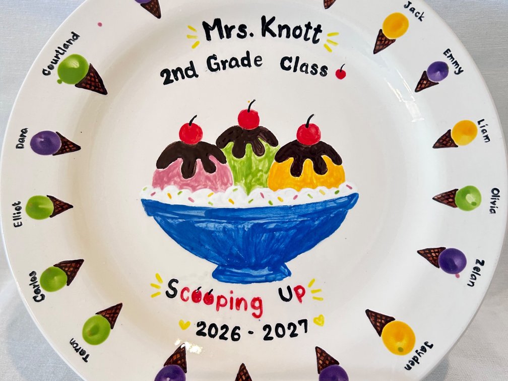 2nd Grade Class Plate: Knott