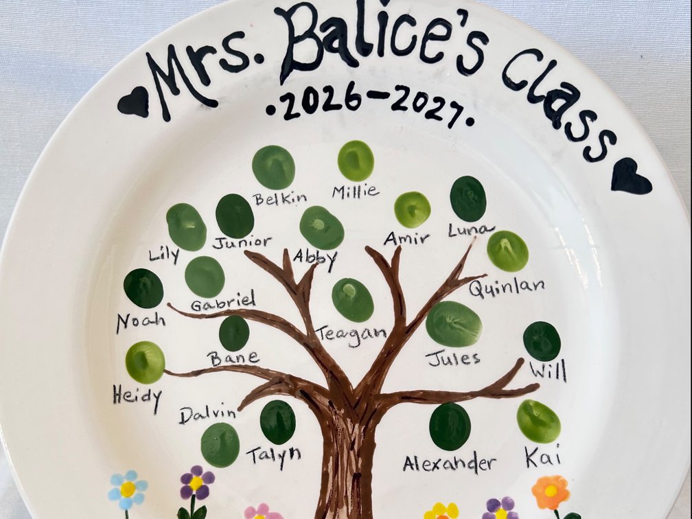 4th Grade Class Plate: Balice