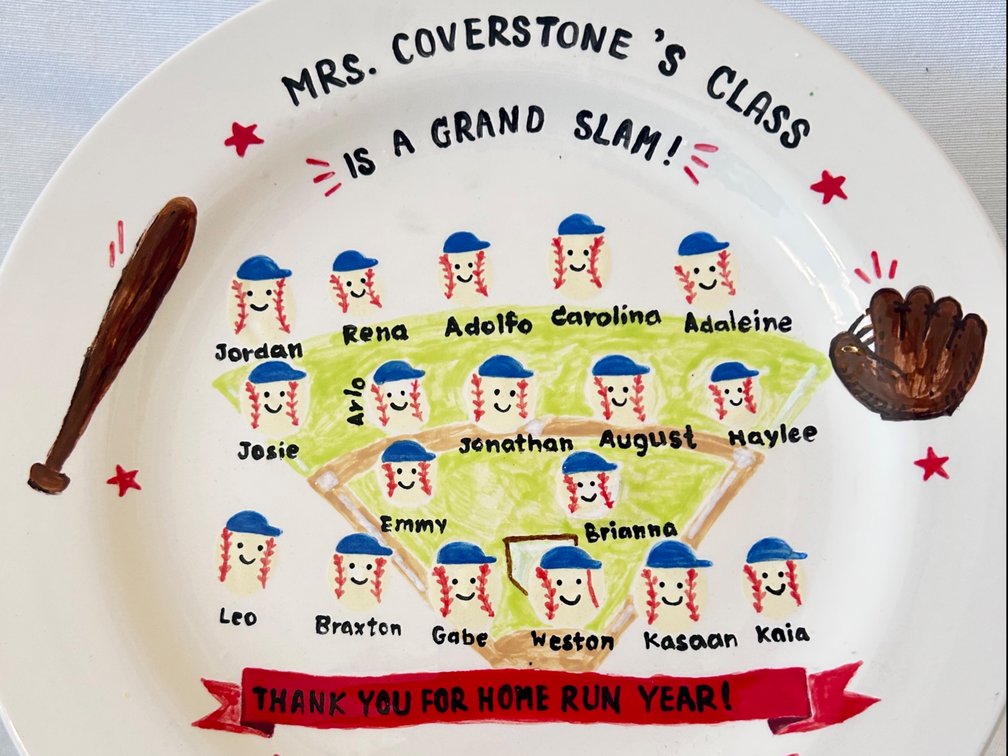 4th Grade Class Plate: Coverstone