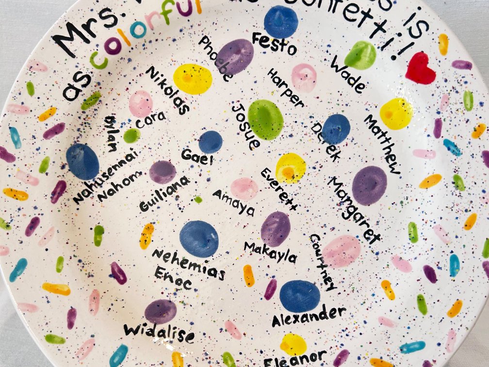 5th Grade Class Plate: Wangerow
