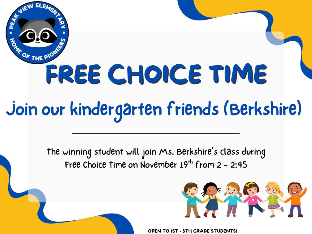 Kindergarten Free Choice with Mrs.Berkshire