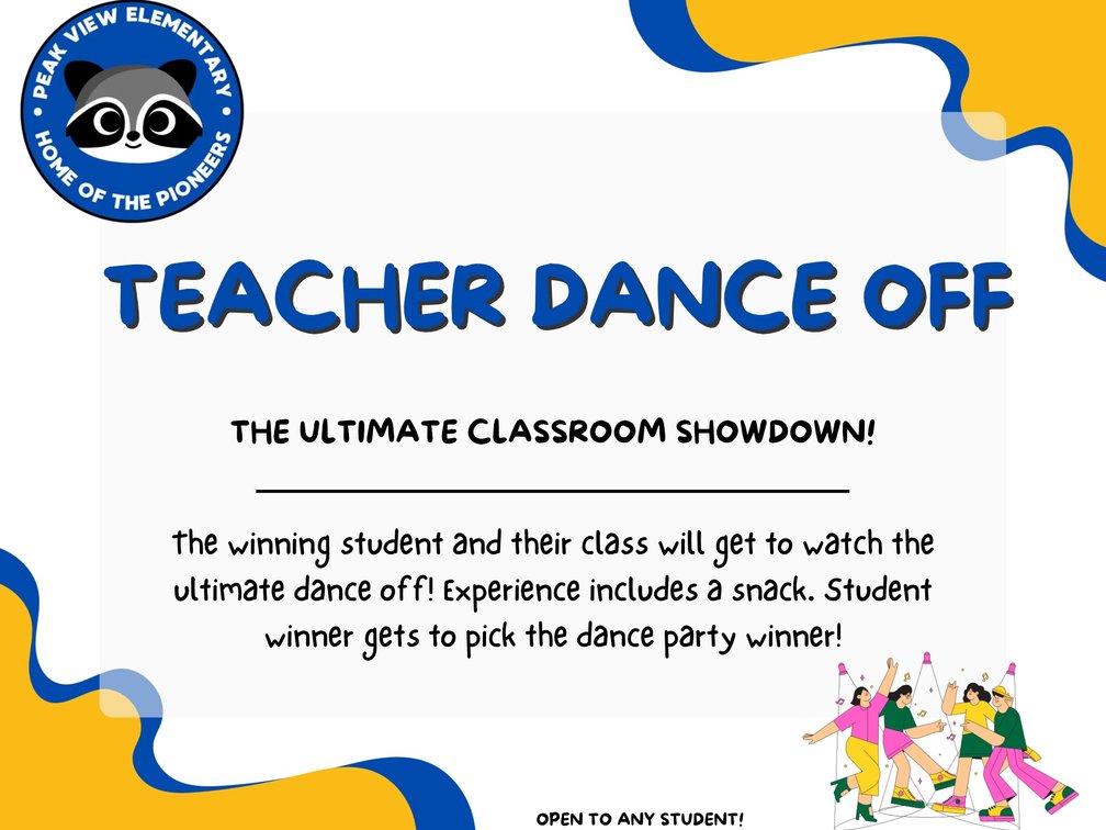 Teacher Dance Off Experience