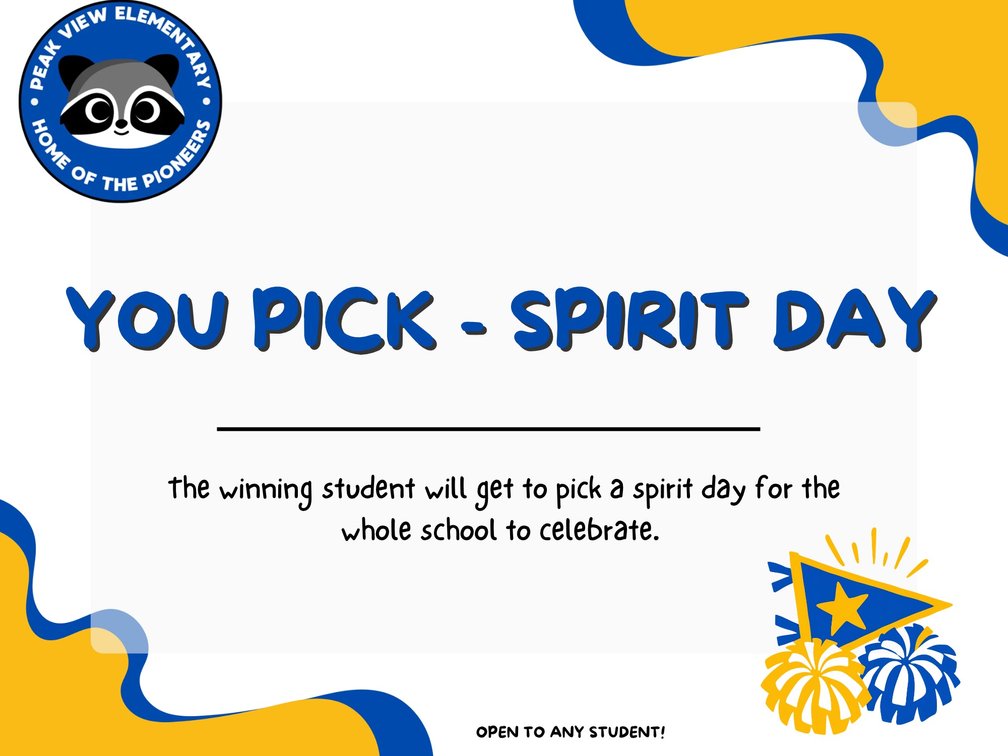 Pick the Spirit Day