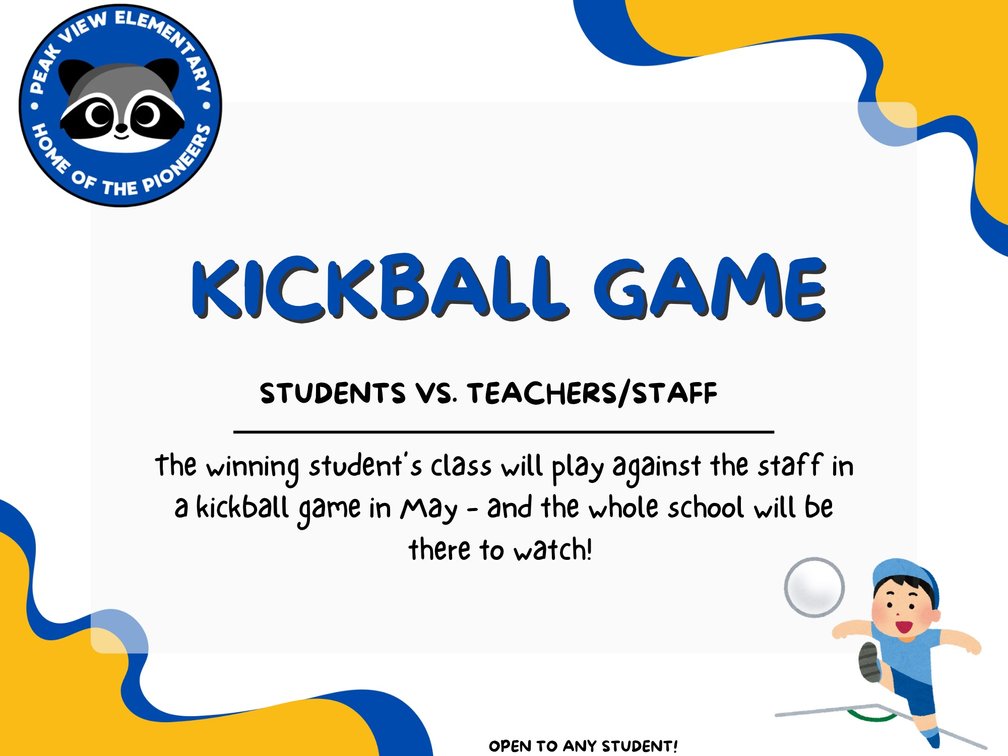 Students vs Teachers Kickball Game