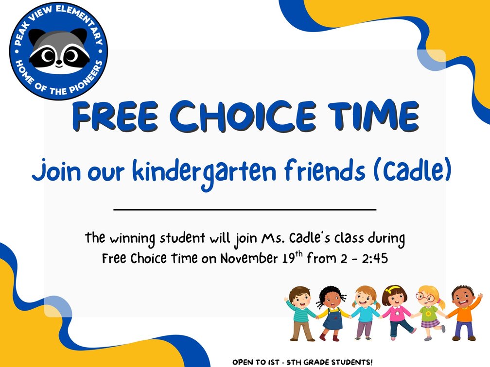Kindergarten Free Choice with Mrs. Cadle