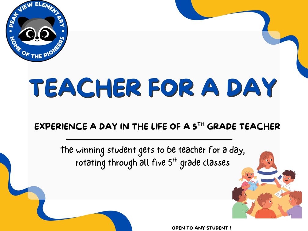 Teacher for the Day!