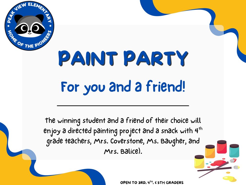 Art Party for You and a Friend, Grades 3-5