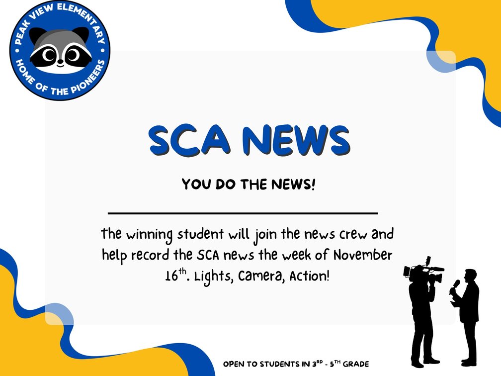 SCA Star for a Day, Grades 3-5