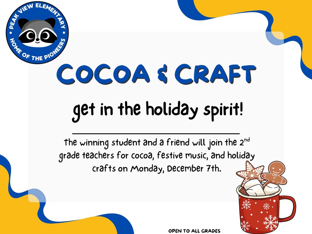 Holiday Cocoa and Crafts for You and a Friend, K-5