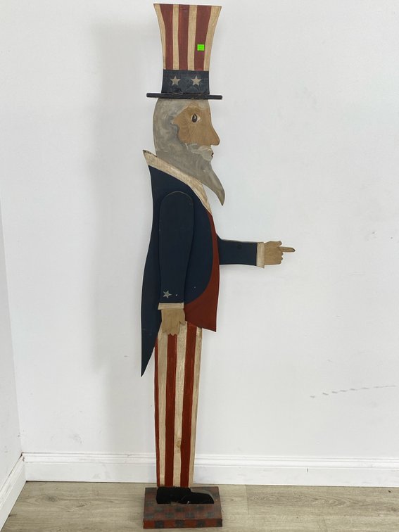 6ft. Folk Art Uncle Sam