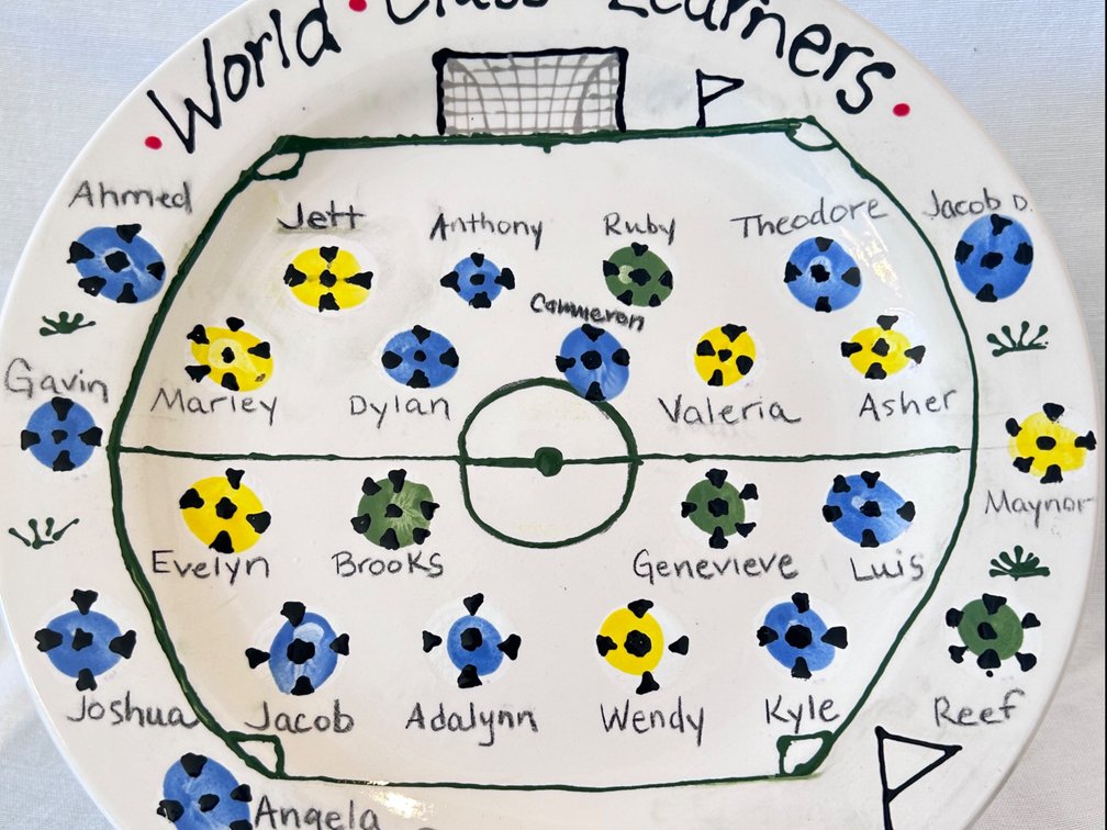 5th Grade Class Plate: Harris