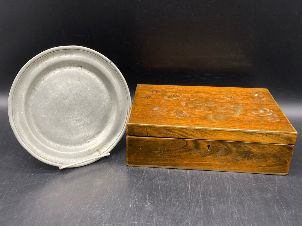 Hand-Carved Lapbox & Related
