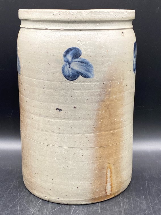 Maryland Cobalt Decorated Stoneware Jar