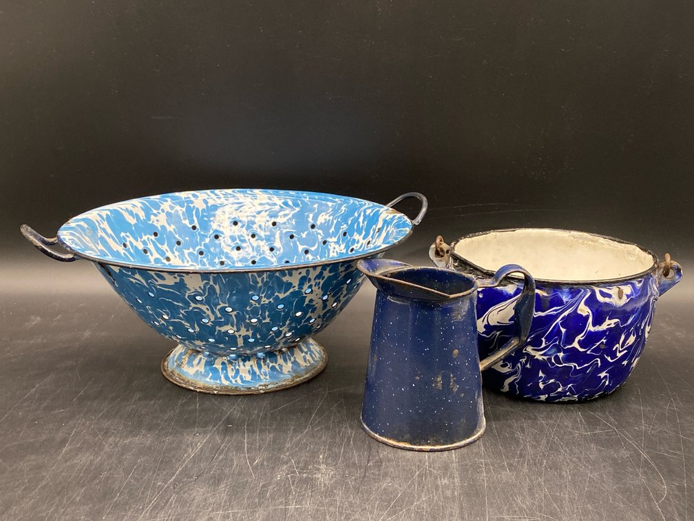 Blue & White Graniteware