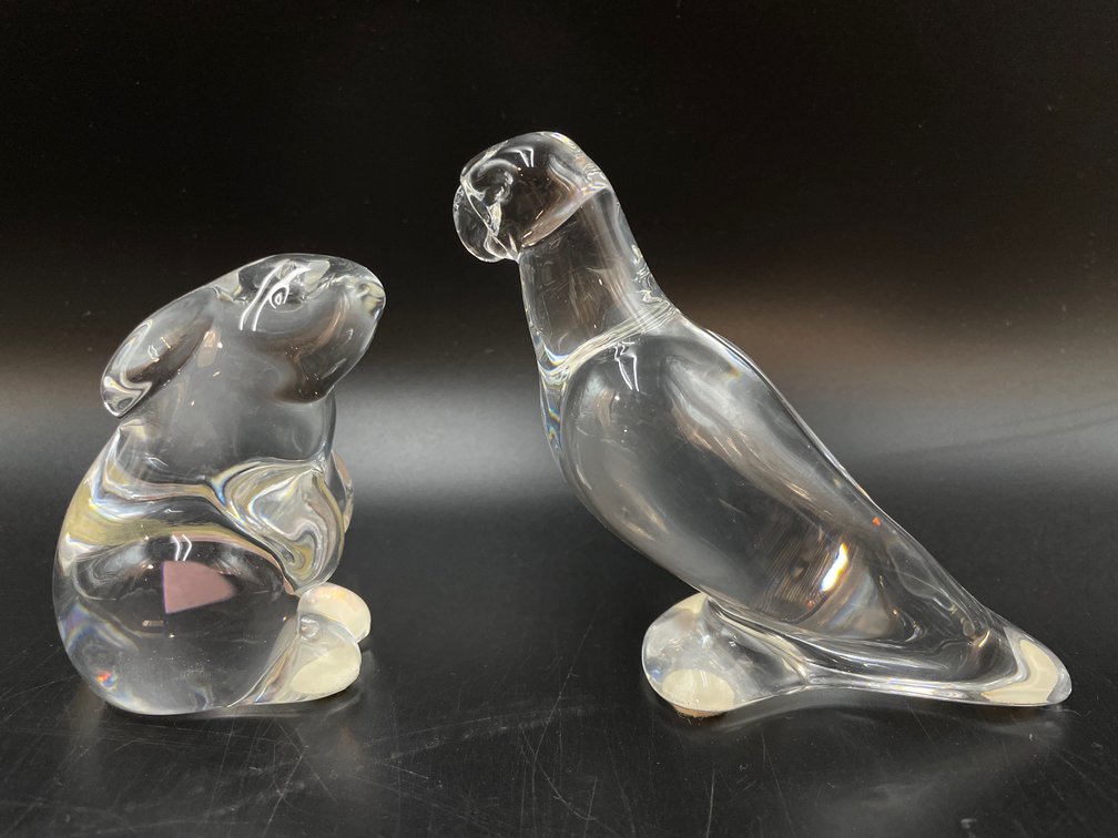 Baccarat Crystal Figural Paperweights
