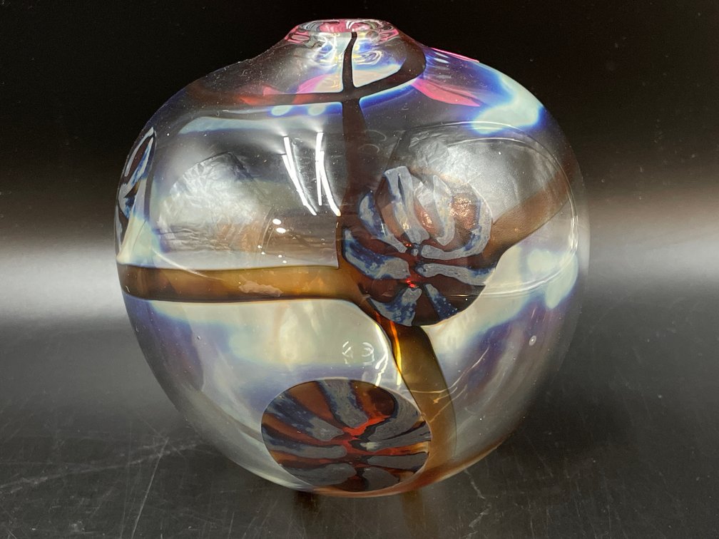 Hand Blown Art Glass Vessel